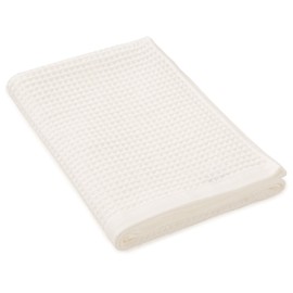 Imabari Towel, Bath Towel, Smooth and Waffle, Quick Drying, Thin, Waffle White, Approx. 27.6 x 51.2 inches (70 x 130 cm)
