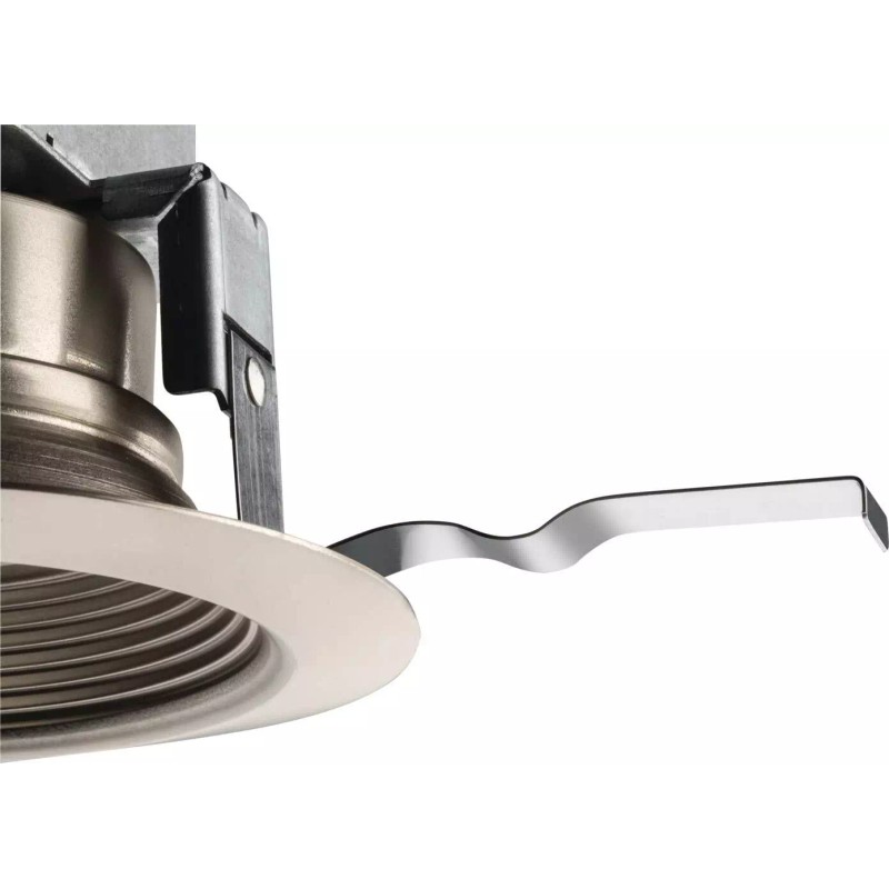 Lithonia Lighting OneUp 6 in. Round Brushed Nickel 3000K LED