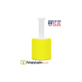 Stretch Wrap Film, Bundling Packing Wrap, Yellow, 5 Inch x 1000 Feet, 80 Gauge, 12 Pack