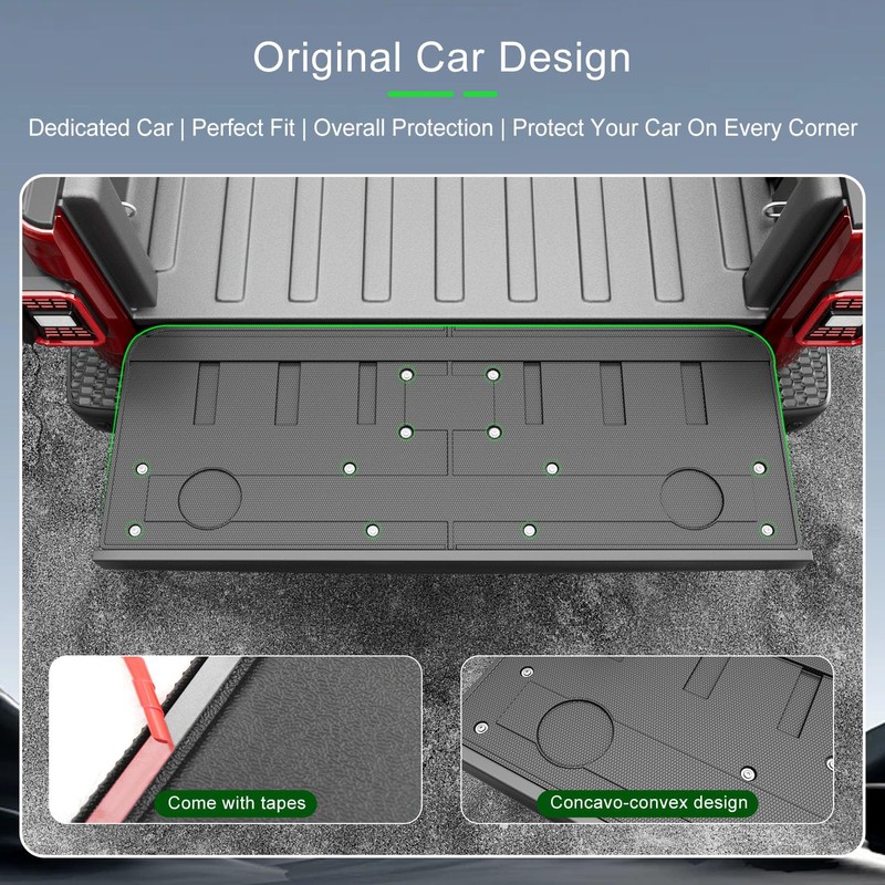 xipoqix Tailgate Mat Compatible with 2022-2026 Nissan Frontier Tailgate Liner