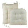 Klear Vu Omega Non-Slip Rocking Chair Cushion Set with Thick