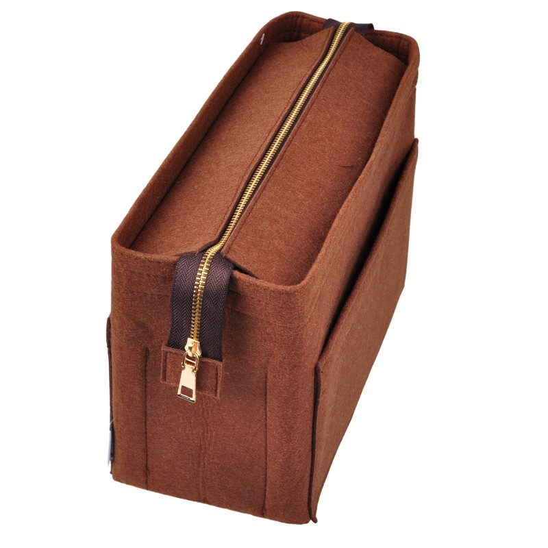 Vercord Felt Zipper Handbag Tote Purse Duffel Backpack Organizer Insert