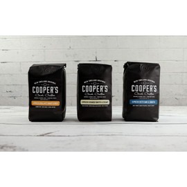 Espresso Coffee Box Set - Medium Roast - Ground 3 Bag Gift or Sample Set | Brazilian, Kenya, Ethiopian | 24oz