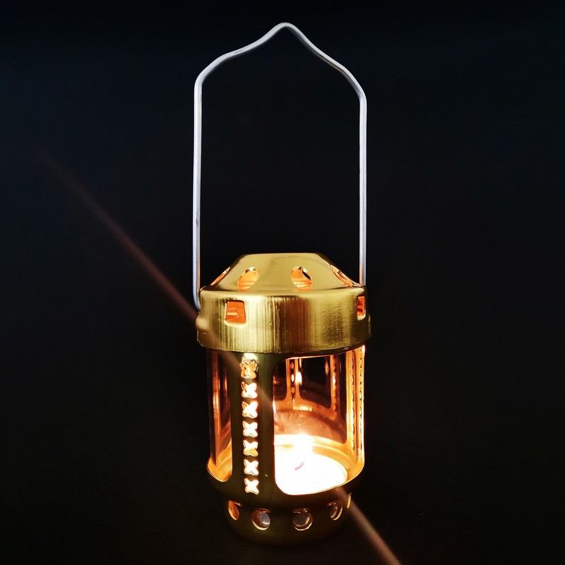 Portable Candle Lantern Night Fishing Hanging Outdoor Camping Aluminium Alloy