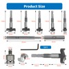Forstner Drill Bit Set, 15 - 35 mm, Professional Wood