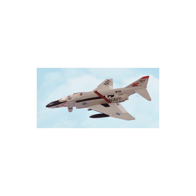 Hot Wings F-4 Phantom with Connectible Runway Die Cast Plane