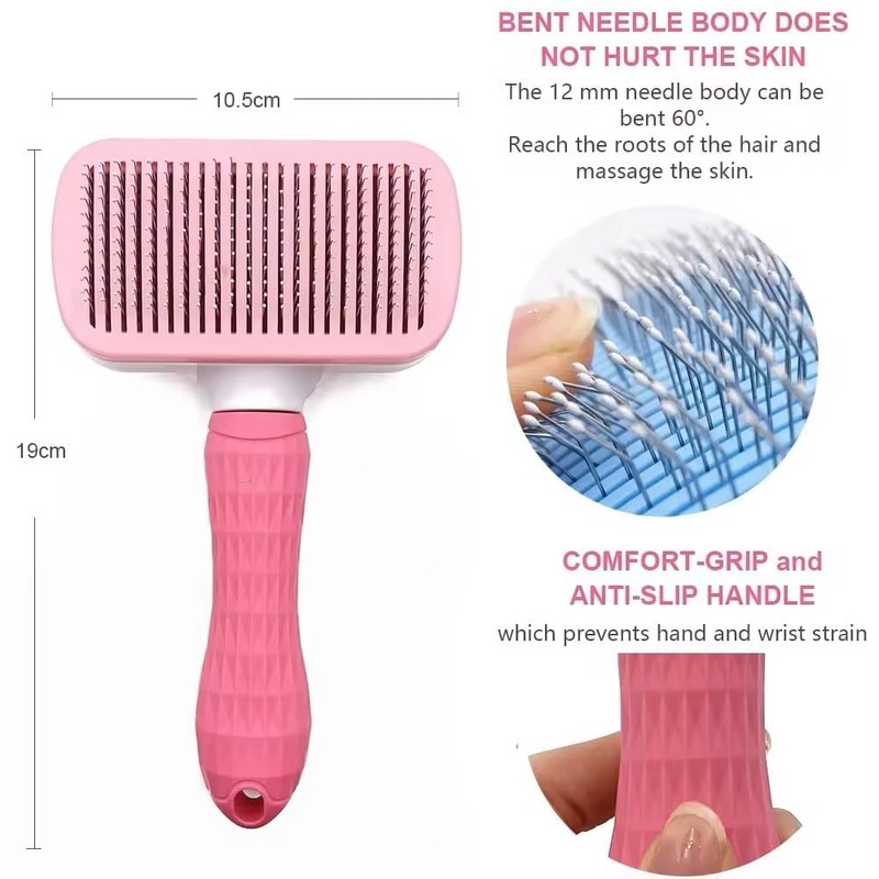 SHEEN Dog Brush Cat Brush Grooming Comb,Self Cleaning Cat Dog
