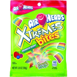 Airheads Xtremes Bites Rainbow Berry Peg Bag, 3.8 oz (00073390678371f)