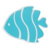 Spirella Shower Mat, Bath Mat, Non-Slip Pads, Sticker, Sea Creatures,