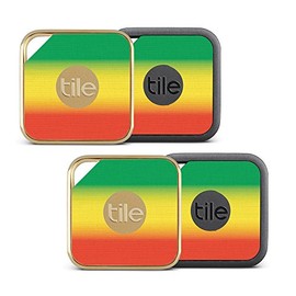 MightySkins Skin Compatible with Tile Pro Sport and Style Smart (Pack of 4 Skins) - Rasta Lion | Protective, Durable, and Unique Vinyl wrap Cover | Easy to Apply, Remove | Made in The USA