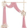 DeZerlor Dusty Rose Wedding Arch Draping Fabric 29" x 6.5