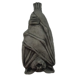 Bekki's Garden Bits Resting Bat Stone Wall Plaque Hand Cast Coloured & Finished 10x5x21cm 770gr