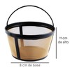 Filtro de Café Permanente Reutilizable de Camasta Para Cafeteras de