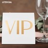 VIP Table Sign 10 Pack | Reserved Table Tent Night