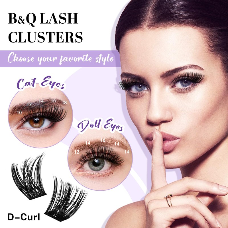 Lash Clusters 208 PCS Cluster Lashes Individual Lashes B05+B06 Eyelash