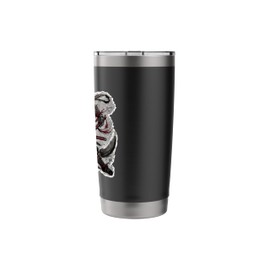 Samurai Cat in Full Battle Armor Design Stainless Steel Insulated Tumbler