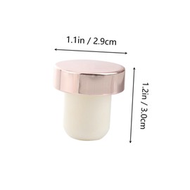 BIUDECO Pcs T-Shaped Wine Stoppers Sealing Plug Caps Material for Home Party Restaurant