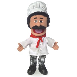 14" Chef Luigi, Hand Puppet