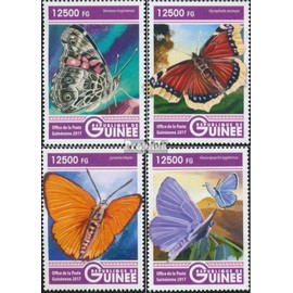 Guinea 12286-12289 (complete. issue) unmounted mint/never hinged ** MNH 2017 Butterflies (Stamps for collectors) Butterflies