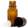 Glass Amber Bottles with Euro Droppers 10 ml - Pack