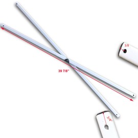 Coleman 12x12 Instant Eaved Shelter Canopy Gazebo 39 7/8" Side Truss Bars Replacement Parts