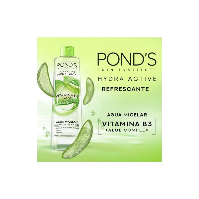 Agua Micelar Ponds Fruity Hydrafresh Aloe 300 ml
