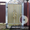 2 Pieces 3" Heavy Duty Weldable Hinges 12 Ga Welding