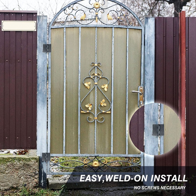 2 Pieces 3" Heavy Duty Weldable Hinges 12 Ga Welding