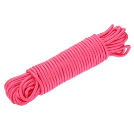 MECCANIXITY Polypropylene Rope Braid Cord 45M/147.7ft 3/8" Pink for Indoor Outdoor Camping Clothes Line