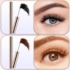 2PCS Ultra-Fine Lengthening Waterproof Quick-Dry Mascara, Iron Wand Mascara, Waterproof