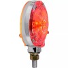 Grand general #77613 4" Double Faced Star Amber/Red 48 LED