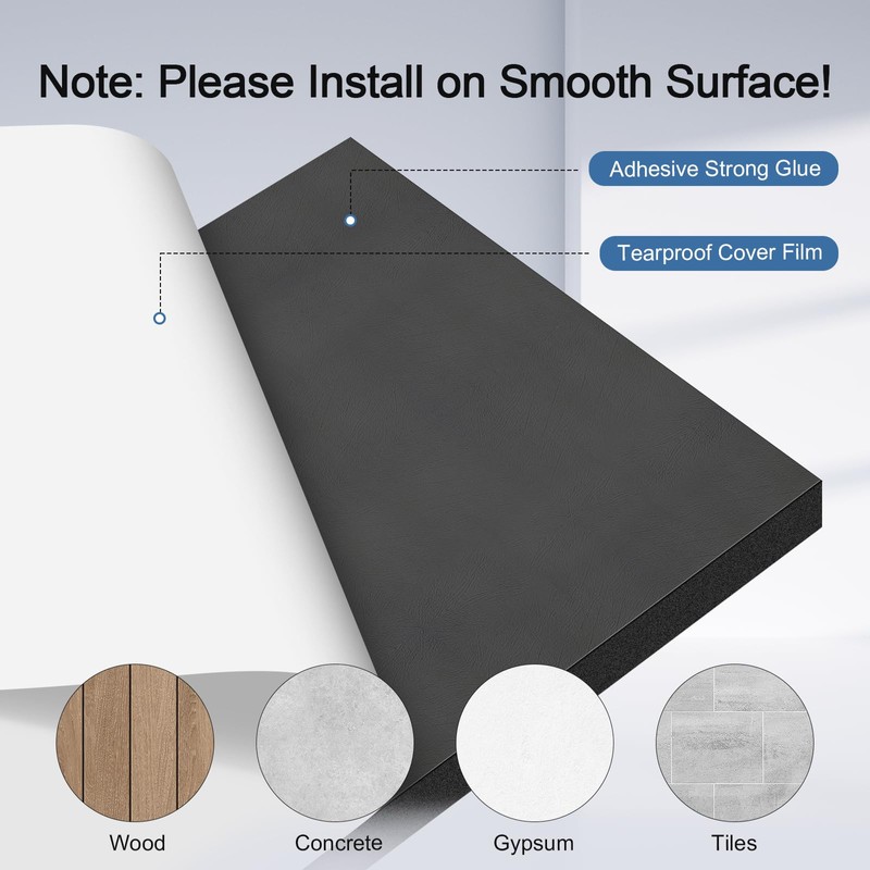 AiQInu Garage Wall Protector 20cm x 2m x 6mm Foam