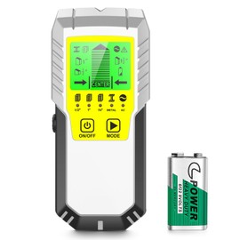 Stud Finder Wall Scanner Sensor - 5 in 1 Stud Sensor Detector Wall Scanner with LCD Display Beam Finders for The Center and Edge of Metal Wood AC Wire Studs Pipe Joist Detection