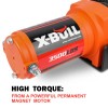 X-BULL Electric Winch 3500lbs 12V Synthetic Rope Wireless Remote Trailer