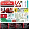 General Medi 127-Pieces Roadside Car Emergency Kit Include Mini First