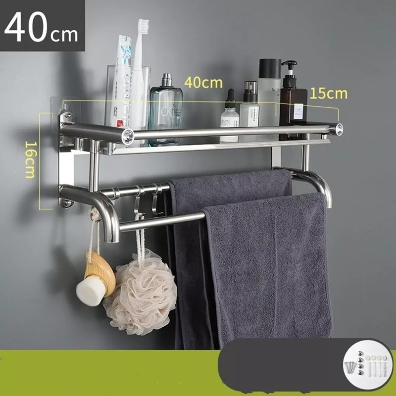 bossco.fc Accesorios De Baño Toallero De Acero Inoxidable De Capas2