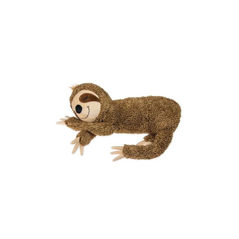 Karlie Sloth Dog Toy, Plush, Brown, 55 x 26 x