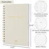 ZICOTO Aesthetic Blank Recipe Book with Linen Cover - The