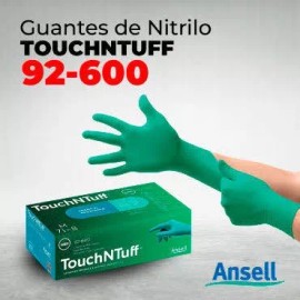 Ansell Guante De Nitrilo Touchntuff 92-600 Talla S