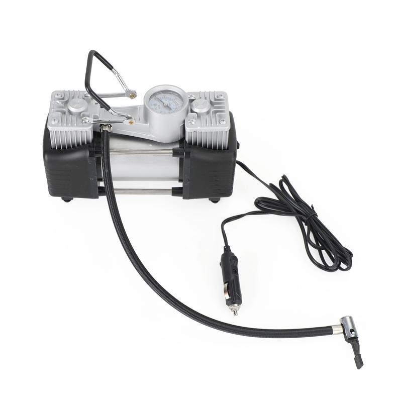 Heavy Duty Electric Air Tire Pump 12V Inflator Auto Car