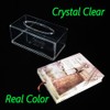 Square Clear Acrylic Tissue Box, Box Covers Rectangular, Bathroom Facial