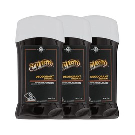 Suavecito Original Scent Stick Deodorant 3 Pack Underarms Men's Grooming Aluminum Free Combats Odor All Day Long