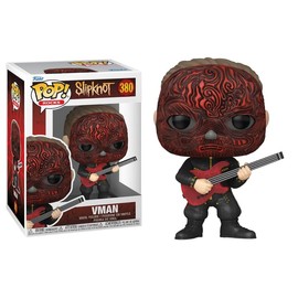 Funko Slipknot Wave 2 + Pop Protector: Pop! Rocks Vinyl Figure (Gift Set Bundled with ToyBop Brand Box Protector Collector Case) (VMan with Mask and Guitar #380/67440)