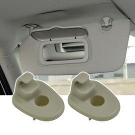Mearo Sun Visor Clip, Car Visor Clip, 1AR26DW1-AA 1AR26BD1AA Car Visor Holder Hook, Automotive Visor Accessories Interior Sun Visor Clips Universal for Jeep Liberty 2005-2012, Dodge Nitro 2008-2012