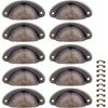 Yetaha 10PCS Cabinet Cup Pull Handle, 82x35mm Drawer Shell Pull