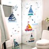 WandSticker4U® - Tile Stickers Sailing Boat Children I Wall Pictures: