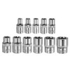sourcing map 11pcs E-Torx Socket 1/4" 3/8" Drive External Torx