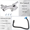 PANNUOSCS Thermostat Housing/Water Outlet Compatible with 2011-2020 Chevy Cruze Sonic