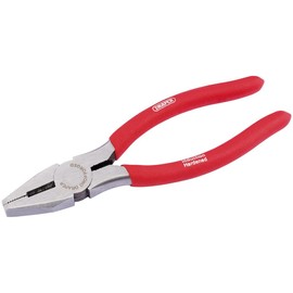 Draper Redline 67842 160 mm Combination Pliers with PVC Dipped Handles , Red