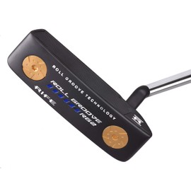 Rife Golf Roll Groove Technology Series Right Handed RG2 Widened Heel Blade Putter Precision Milled Face Edge Cavity and Bumpers Ensures an Ideal Weight Distribution and Balance (Right, 32)